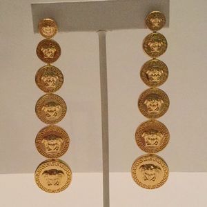 COPY - Versace Long Medusa Earrings
